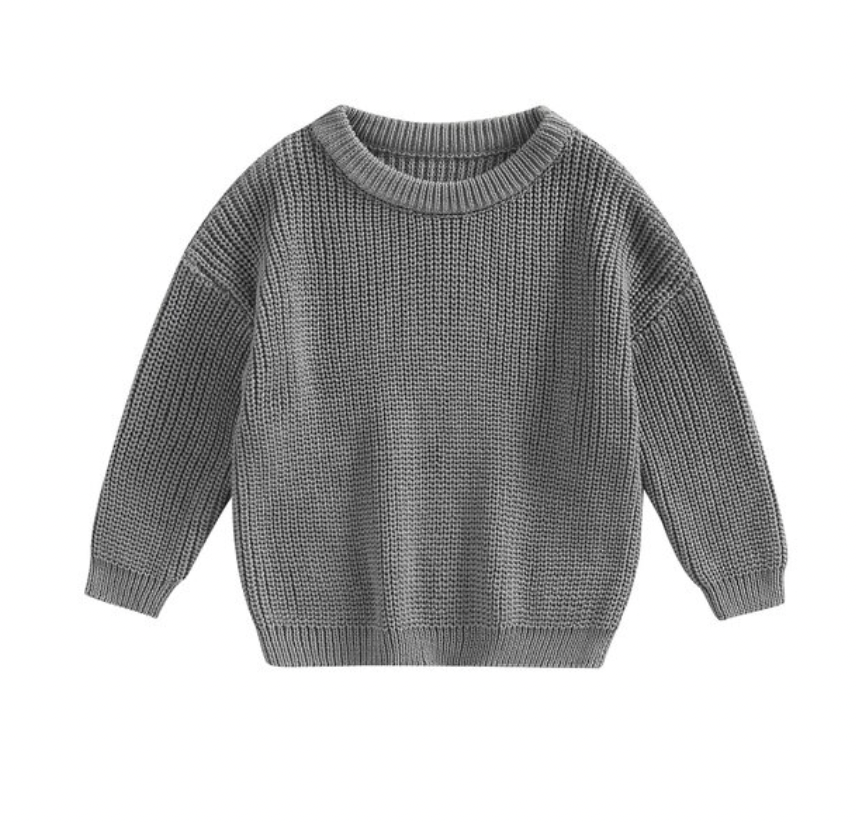 The Boston Bundle Sweater in Gray, Sweet Knit Winter Sweaters from Spool  72.