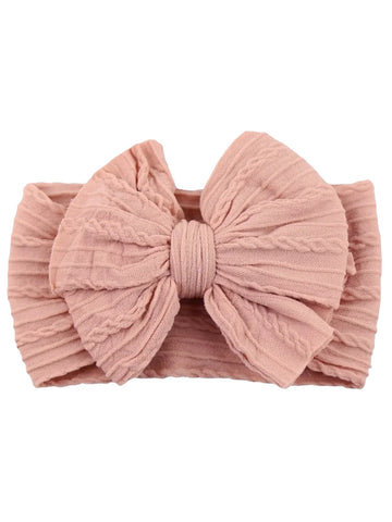 Cable Bow | Tan Pink - PREORDER