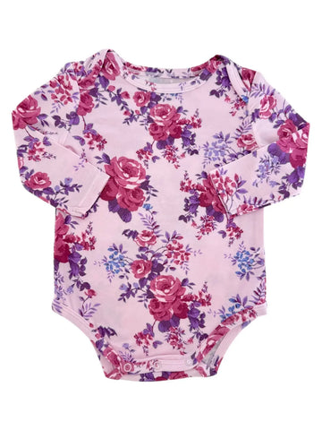 Long Sleeve Bodysuit | Violet Rose - PREORDER