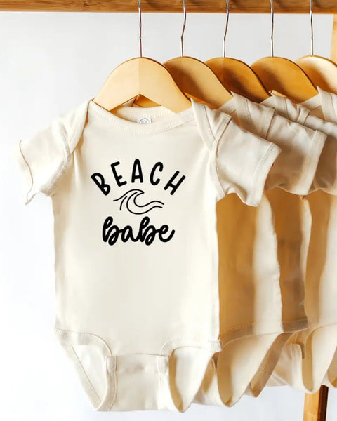 Cotton Bodysuit or Tee | Beach Babe - PREORDER