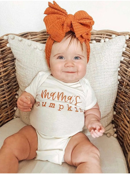 Cotton Bodysuit or Tee | Mama's Pumpkin - PREORDER