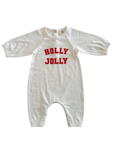 Long Sleeve Jumpsuit | Holly Jolly - PREORDER