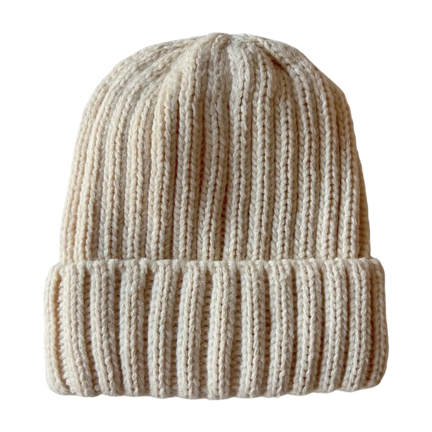 Chunky Knit Hat | Bone - PREORDER