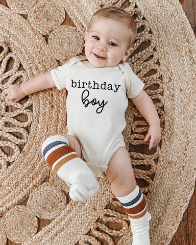 Cotton Bodysuit or Tee | Birthday Boy - PREORDER