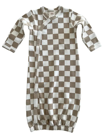 Gown | Tiramisu Checkerboard - PREORDER