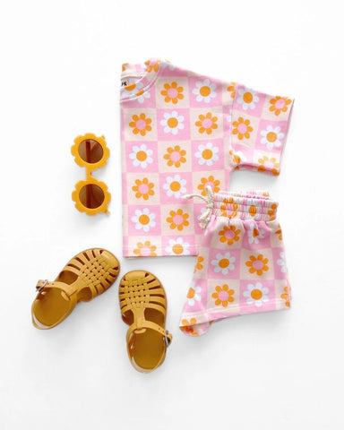 Top & Shorts Set | Retro Daisy - PREORDER