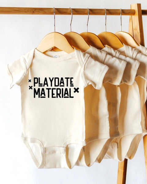 Cotton Bodysuit or Tee | Playdate Coordinator/Material - PREORDER