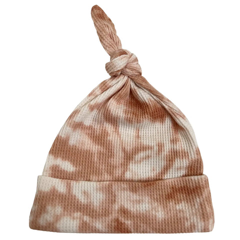 Waffle Knot Beanie | Spice Tie Dye - PREORDER