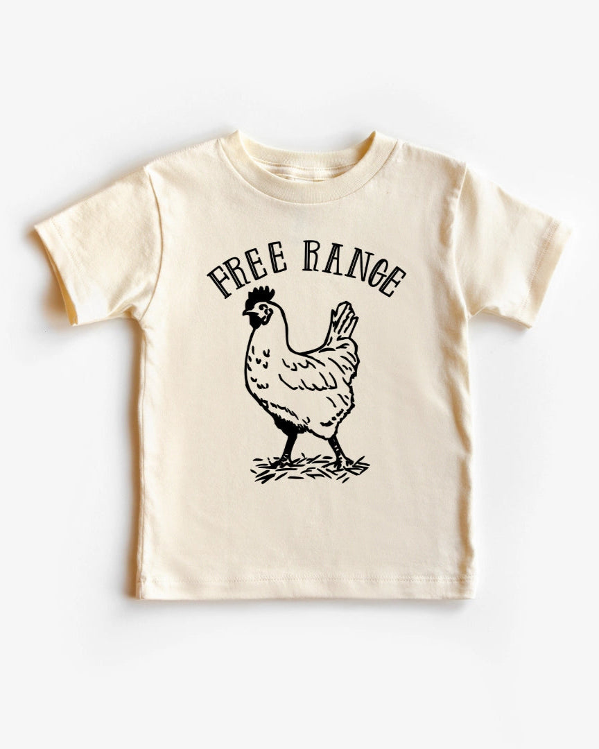 Cotton Bodysuit or Tee | Free Range Chicken - PREORDER