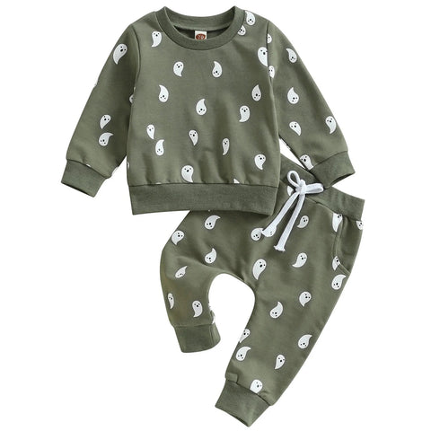 Green Ghosts Jogger Outfit - PREORDER