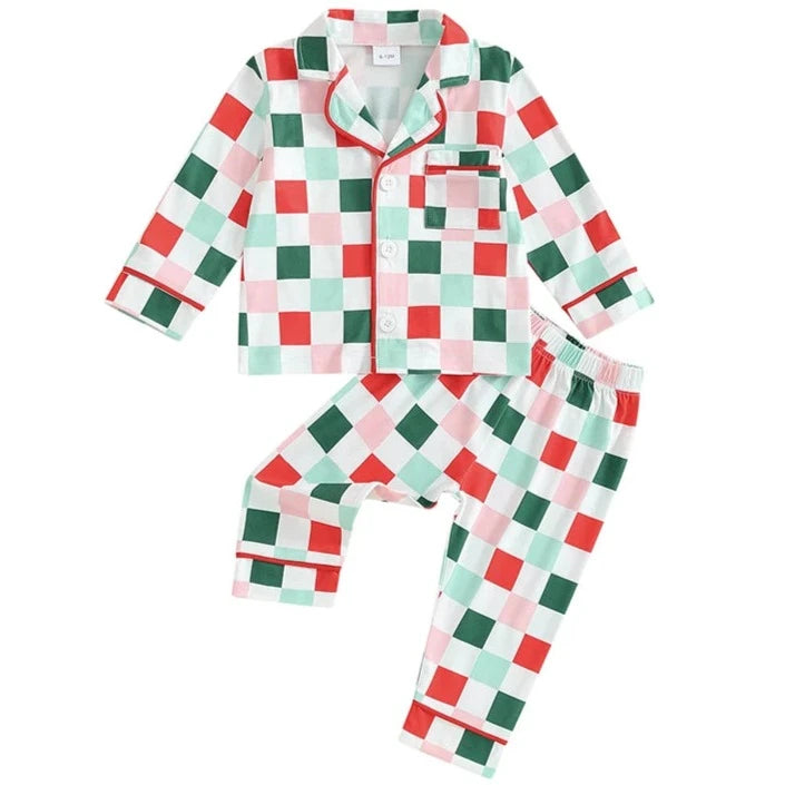 Christmas Checkered Pajamas - PREORDER