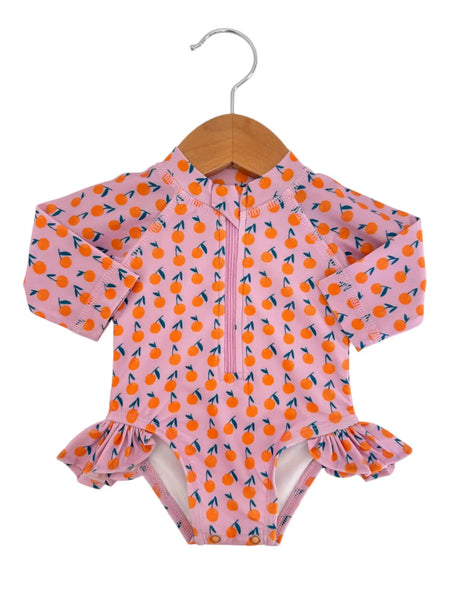 Skipper Rashguard Swimsuit | Oranges - PREORDER