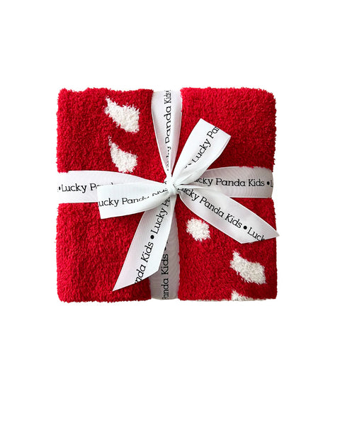 Plush Baby Blanket | Candy Cane - PREORDER