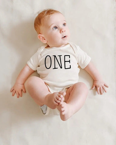 Cotton Bodysuit or Tee | Birthday ONE - PREORDER