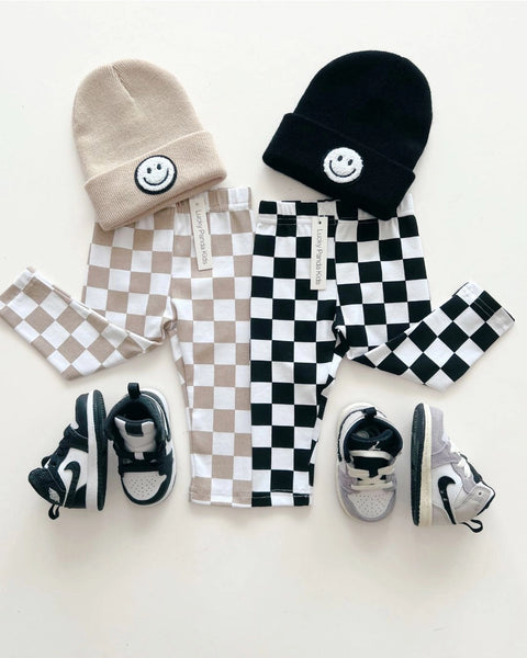 Checkered Leggings | Black - PREORDER
