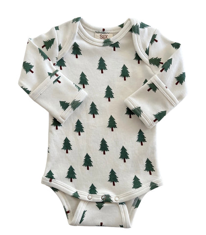 Long Sleeve Bodysuit | Trees - PREORDER