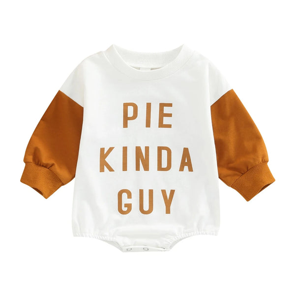 Pie Kinda Guy Romper - PREORDER