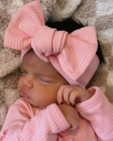 Ribbed Bow | Pink - PREORDER