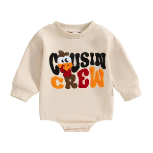 Cousin Crew Turkey Romper - PREORDER