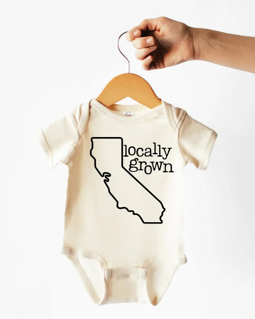 Locally Grown Cotton Bodysuit or Tee | California - PREORDER