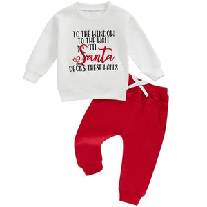 Til Santa Deck these Halls Jogger Outfit - PREORDER