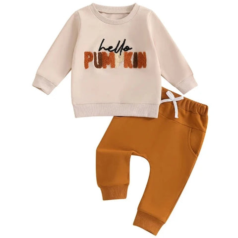 Hello Pumpkin Jogger Outfit - PREORDER