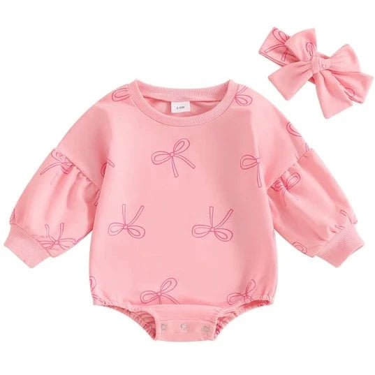 Perfect Bows Bubble Romper & Bow - PREORDER