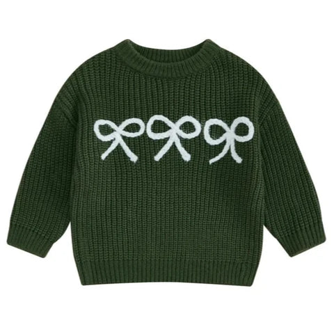 Perfect Bows Knit Sweaters & Rompers (4 Colors) - PREORDER