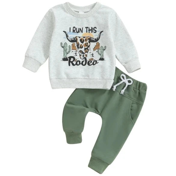 I Run this Rodeo Jogger Outfit - PREORDER