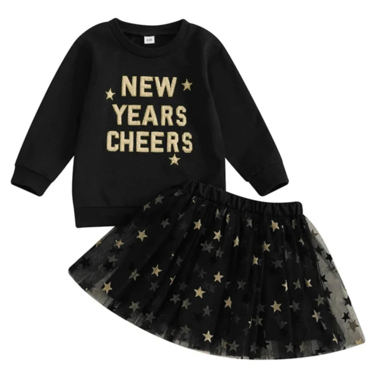 New Years Cheers Tutu Skirt Outfit - PREORDER