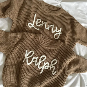 Yarn *CUSTOM* Solid Knit Sweaters (14 Colors) - PREORDER