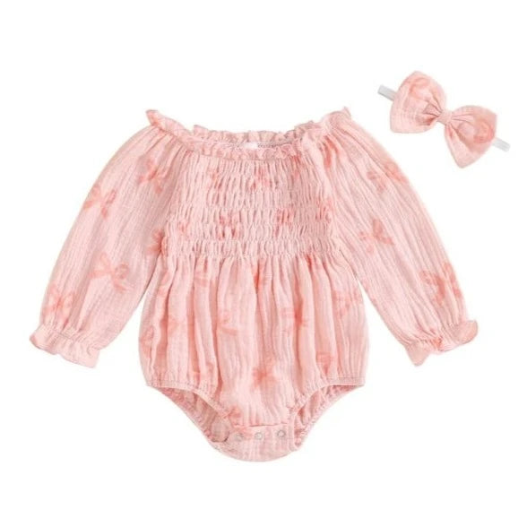 Perfect Bows Romper & Bow - PREORDER