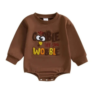 Gobble til you Wobble Romper - PREORDER