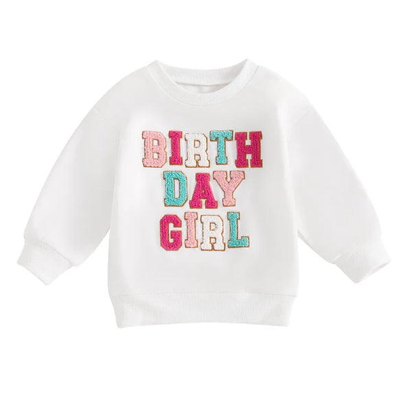 Birthday Girl Pullovers (2 Colors) - PREORDER