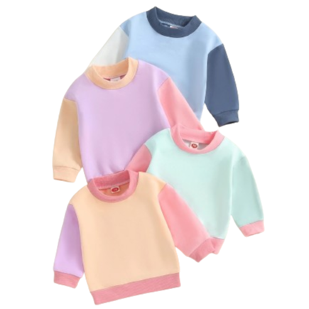 Two Tone Pullovers (4 Colors) - PREORDER