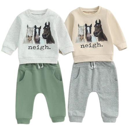 Neigh Jogger Outfits (2 Colors) - PREORDER