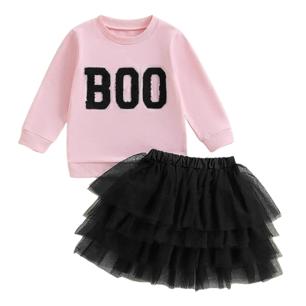 BOO Tutu Skirt Outfit - PREORDER