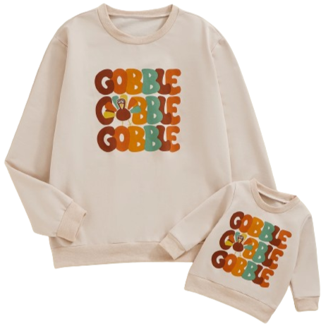 Gobble Gobble Gobble Matching Pullovers - PREORDER