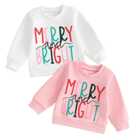 Merry & Bright Pullovers (2 Colors) - PREORDER