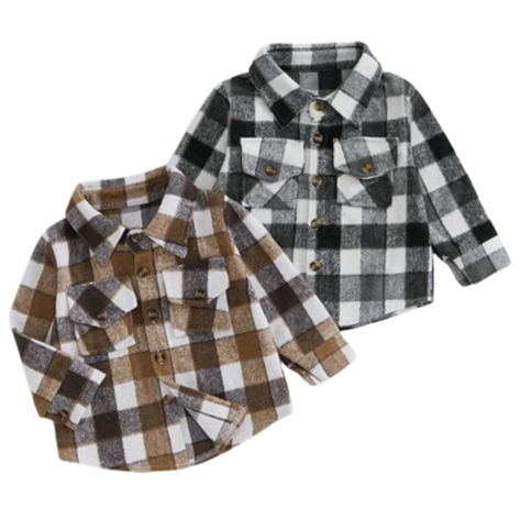 Plaid Flannels (2 Colors) - PREORDER