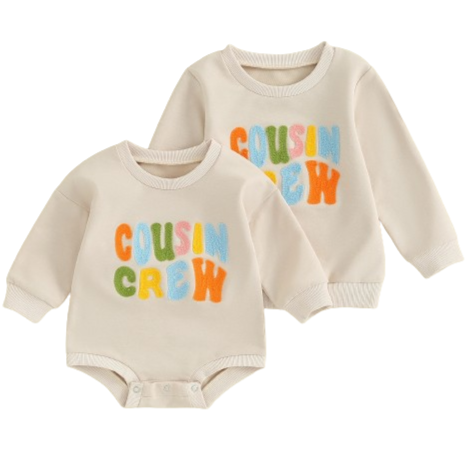 Cousin Crew Romper & Pullover - PREORDER