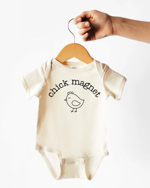 Cotton Bodysuit or Tee | Chick Magnet - PREORDER