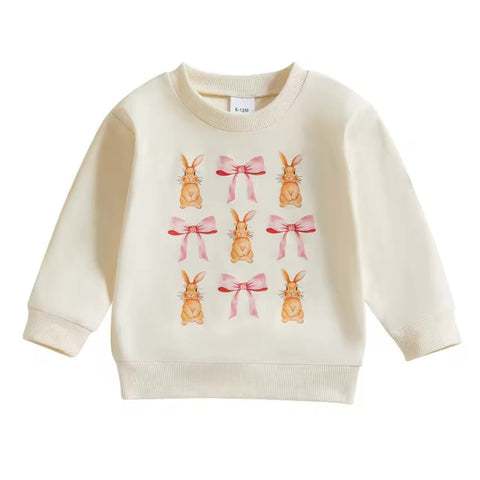 Bunnies & Bows Pullover - PREORDER