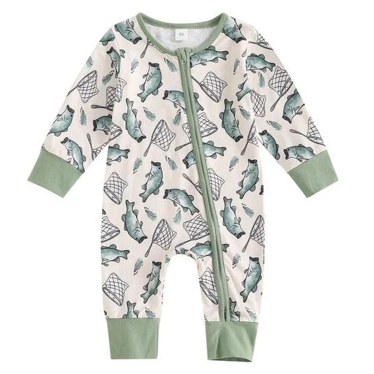 Daddys Fishing Buddy Romper - PREORDER