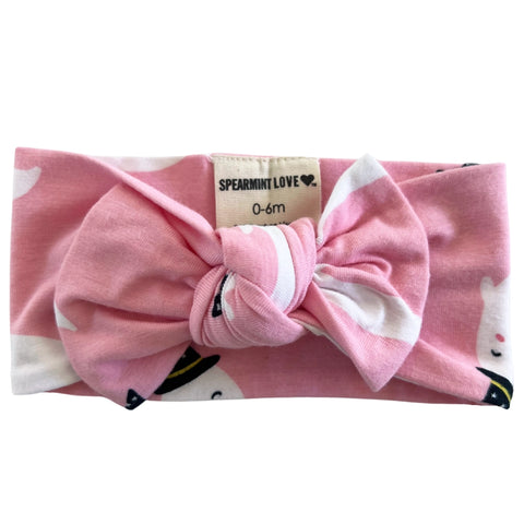 Knot Bow | Pink Ghost - PREORDER
