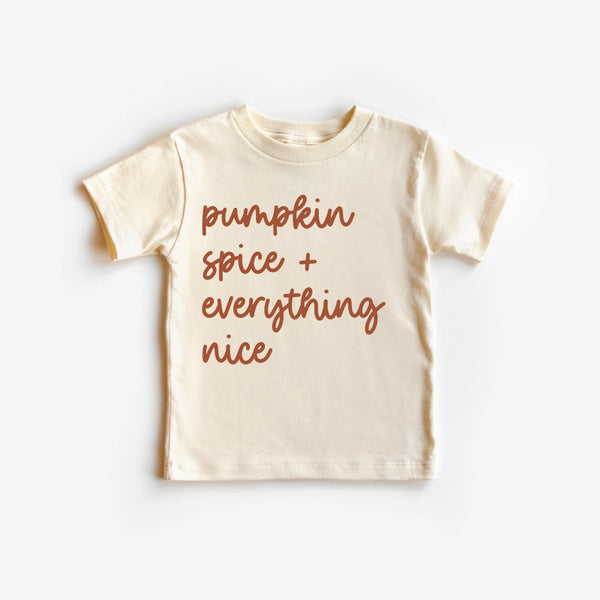 Cotton Bodysuit or Tee | Pumpkin Spice & Everything Nice - PREORDER