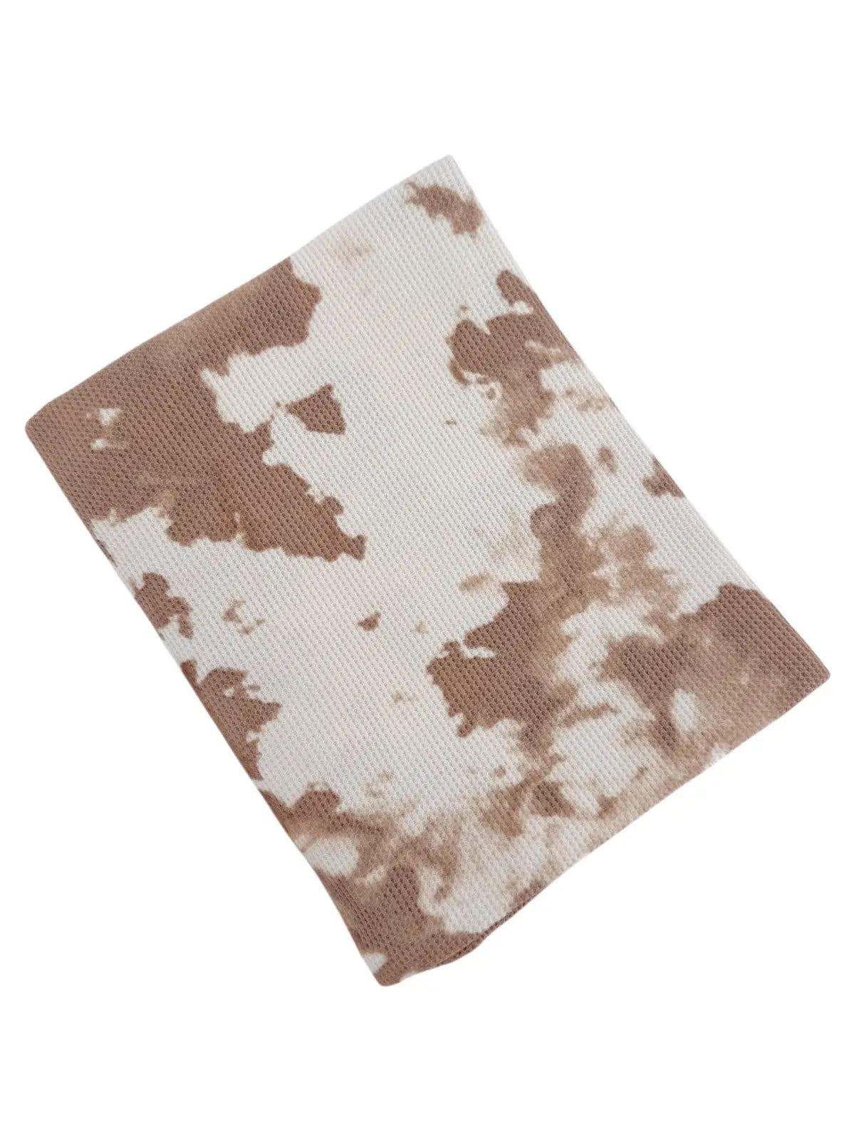 Organic Cotton Waffle Swaddle | Almond Tie Dye - PREORDER