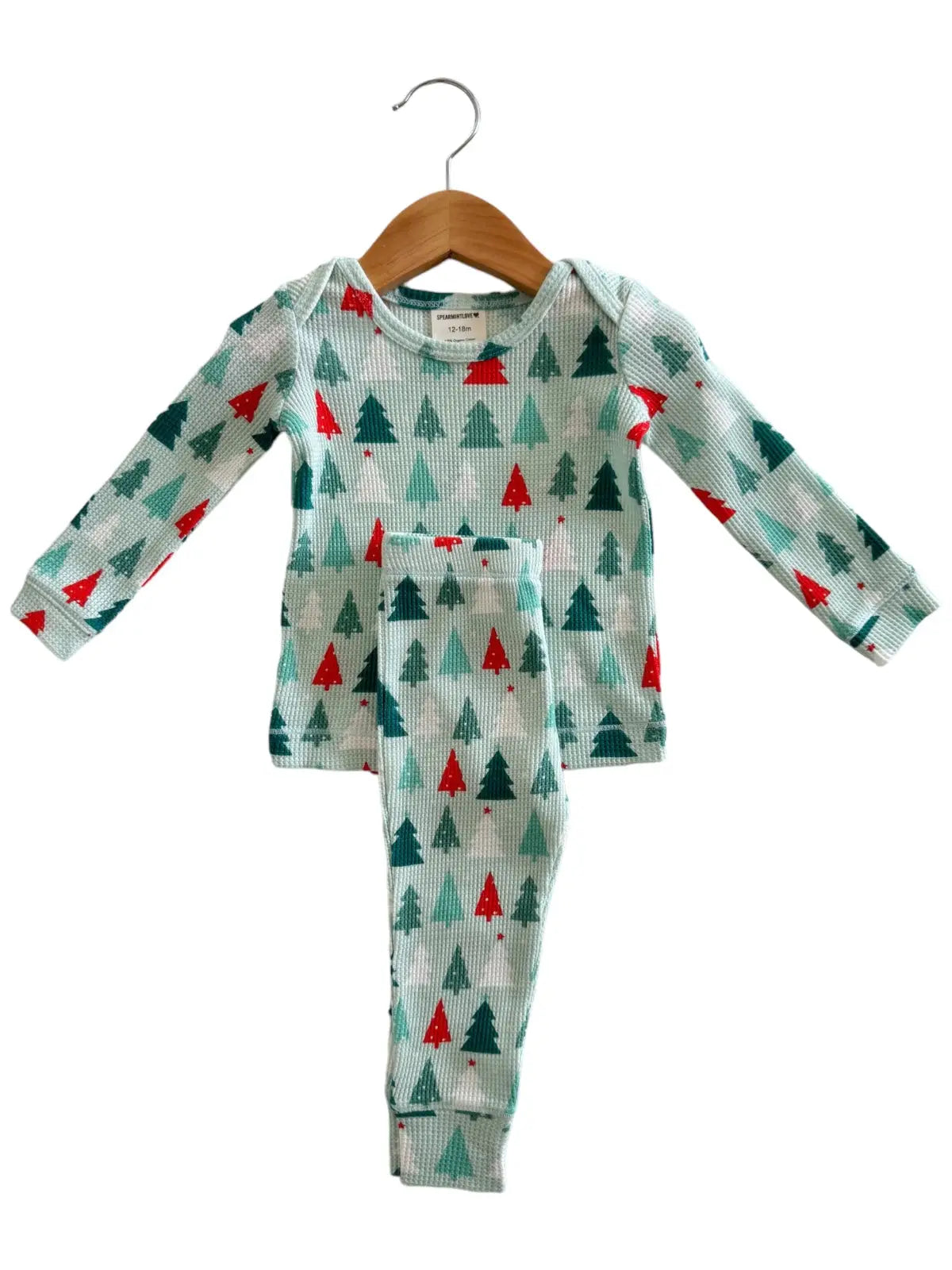 Waffle Top & Pants Set | Festive Firs - PREORDER