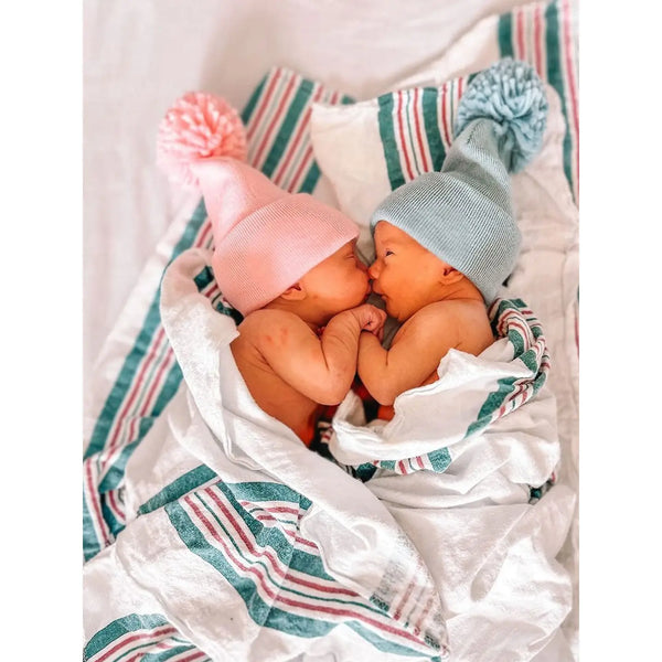 Baby's First Hat | Pink Pom - PREORDER