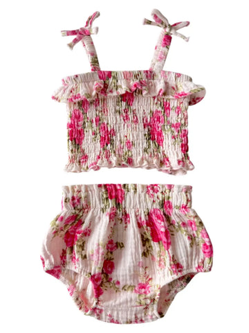 Smocked Ruffle Top & Bloomer Set | Country Daydream - PREORDER